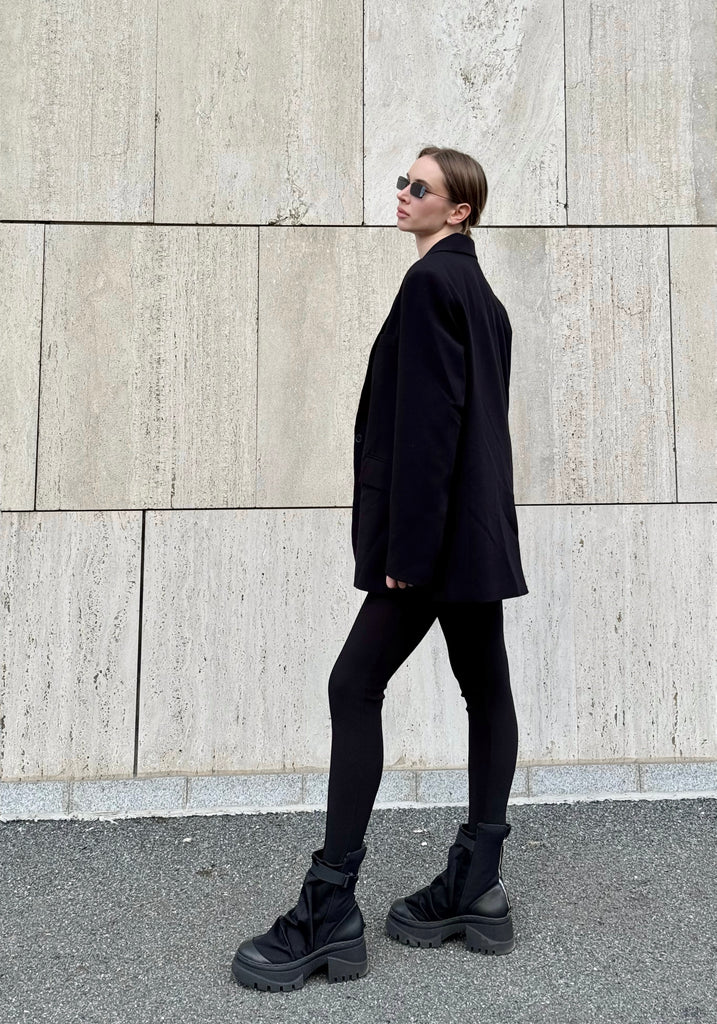 Baggy Black Boots