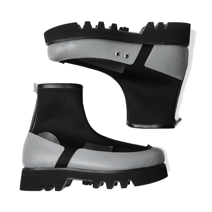 GLACIA Segment Boots Black x Grey