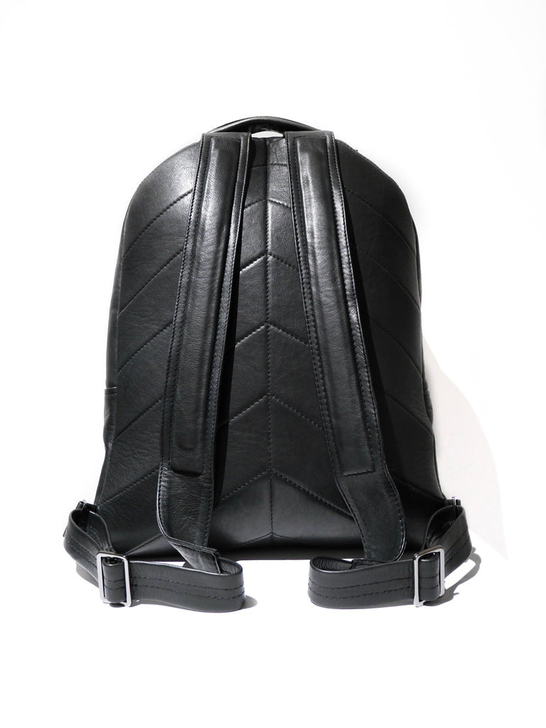 Black Leather Backpack