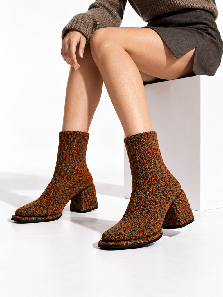 Jacquard Boots