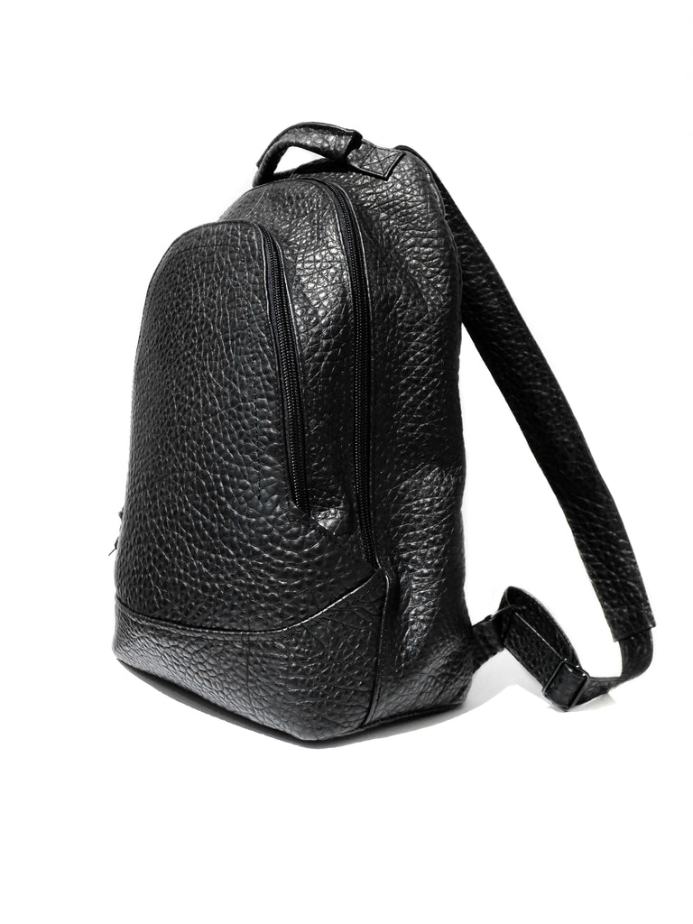 Buffalo Leather Backpack Black