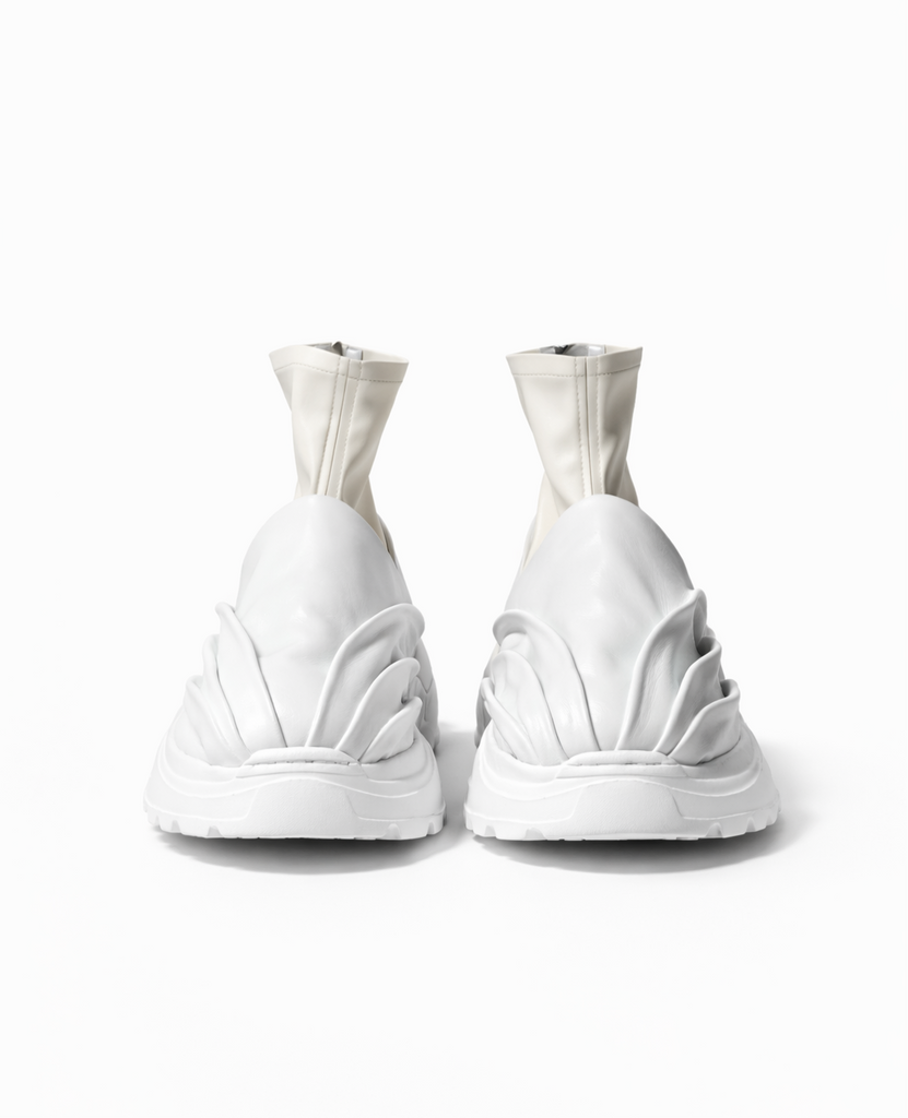 Curtain Sneakers High White