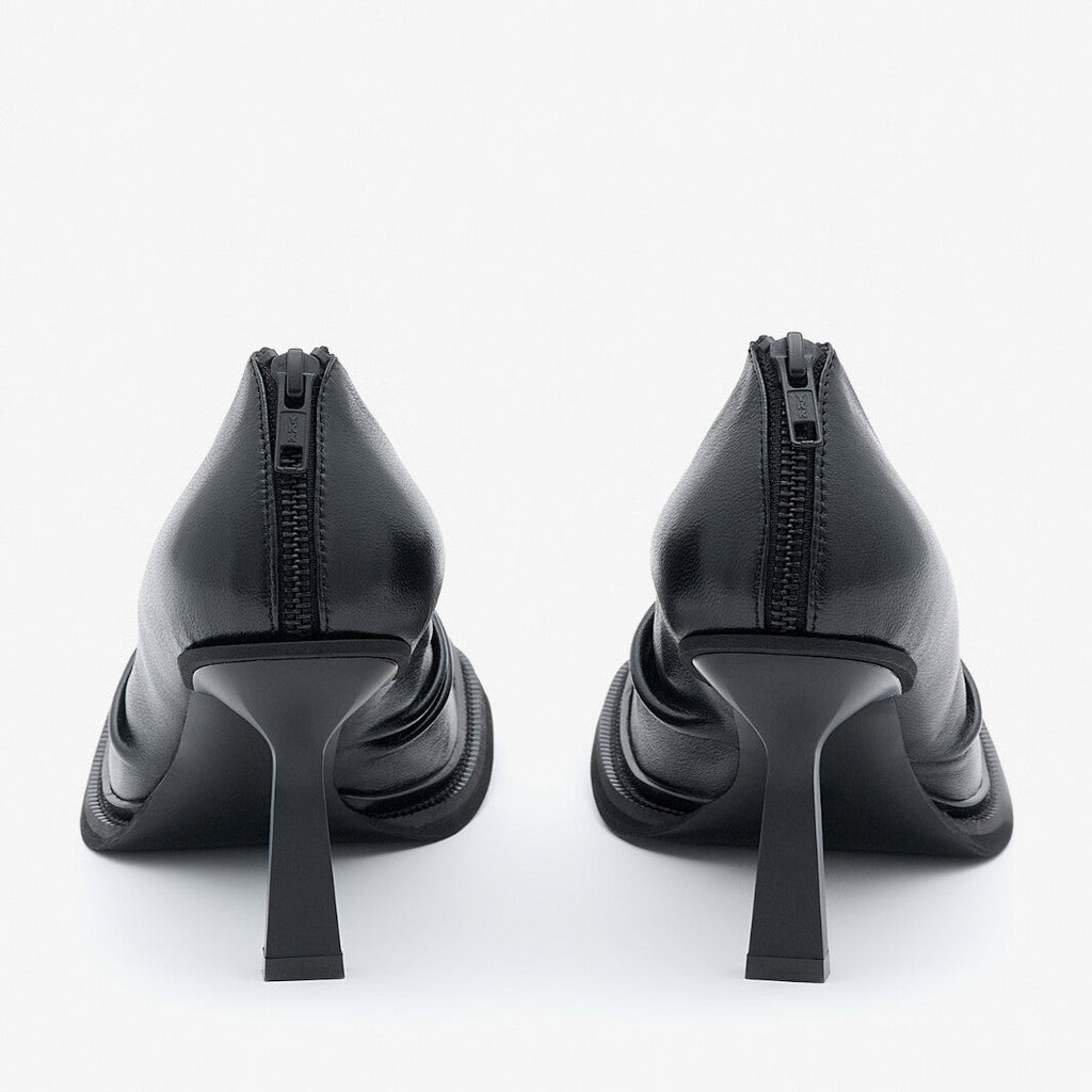 Squared Toe Kitten Heels