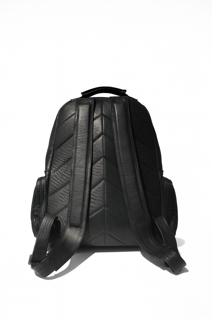 Matte Leather Backpack