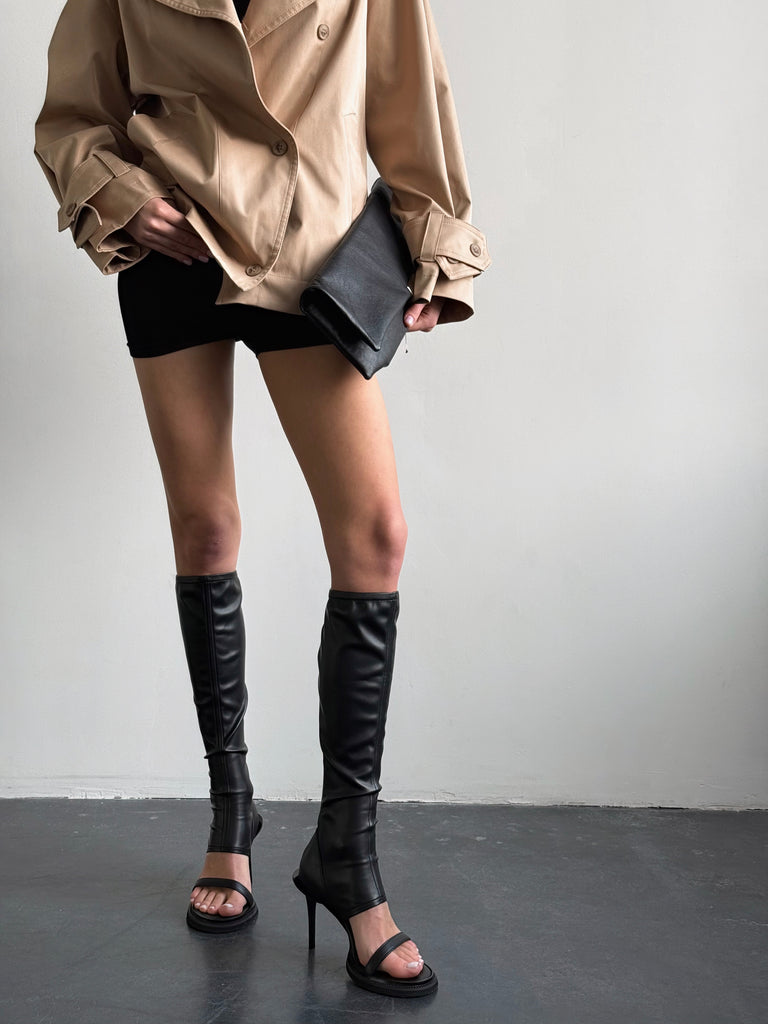 Stiletto Knee Sandals