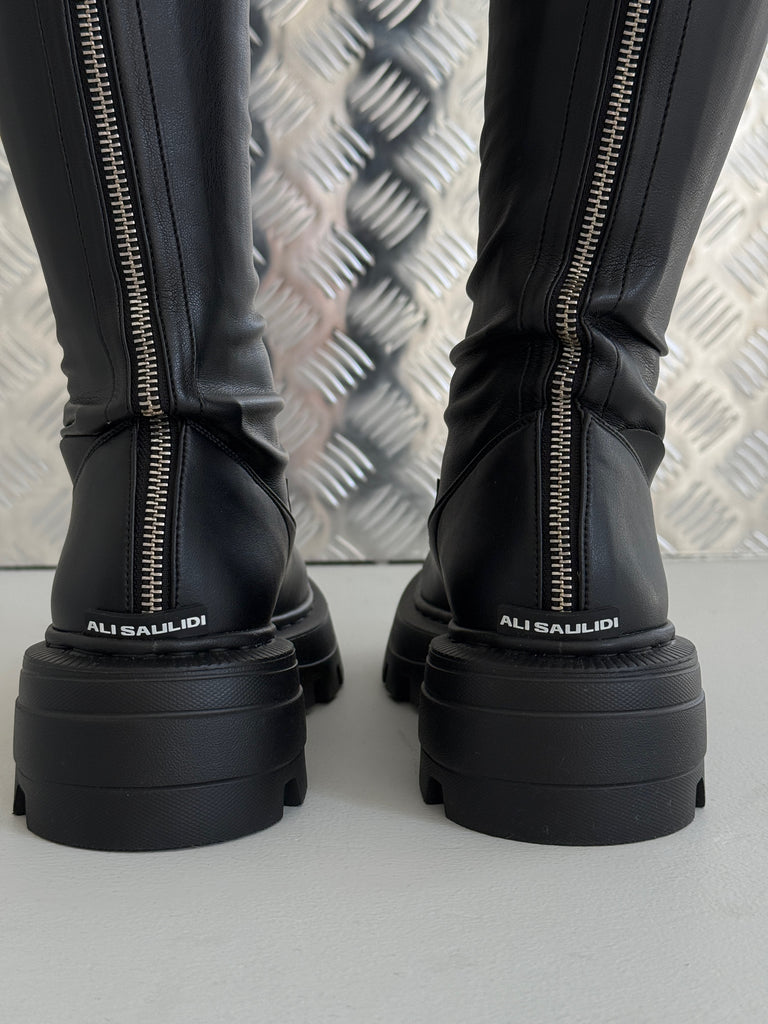 Overknee Tight Boots Black