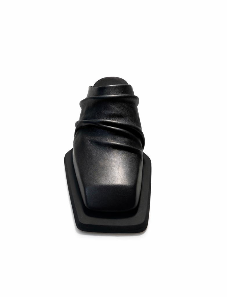 Kitten Heel Folded Sabo