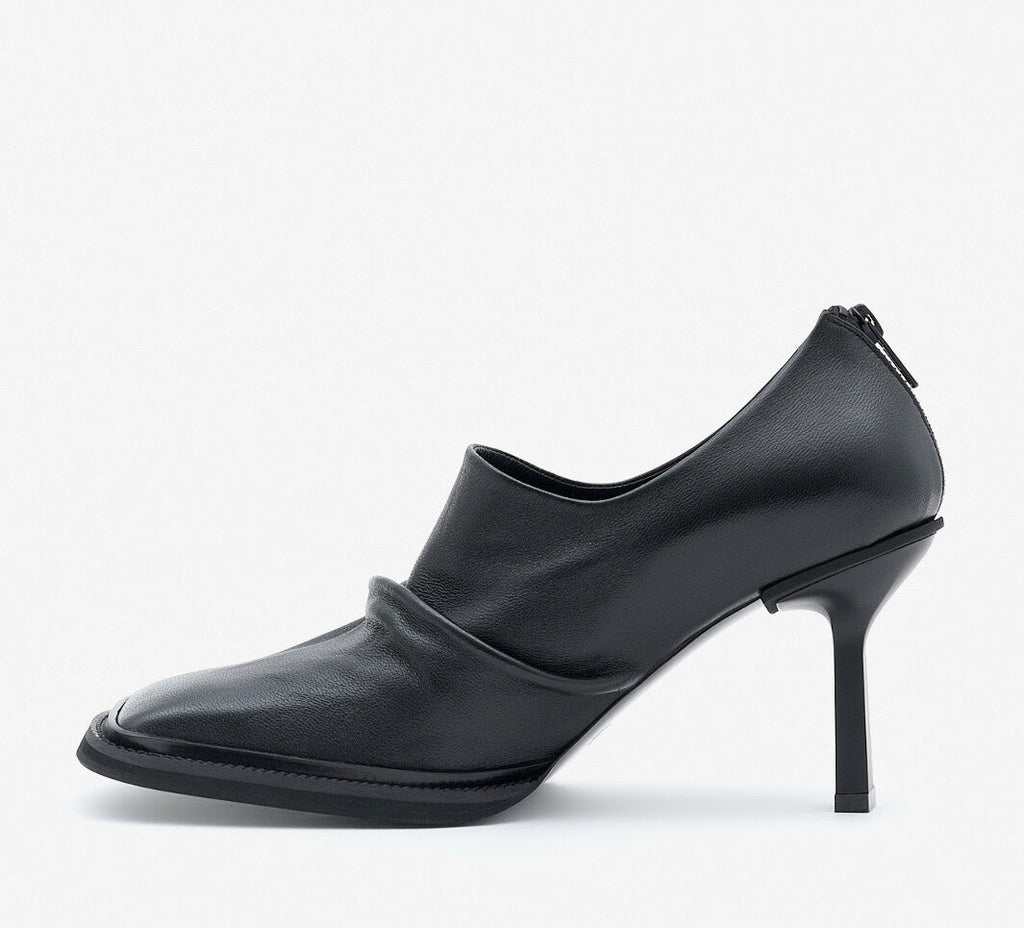 Squared Toe Kitten Heels