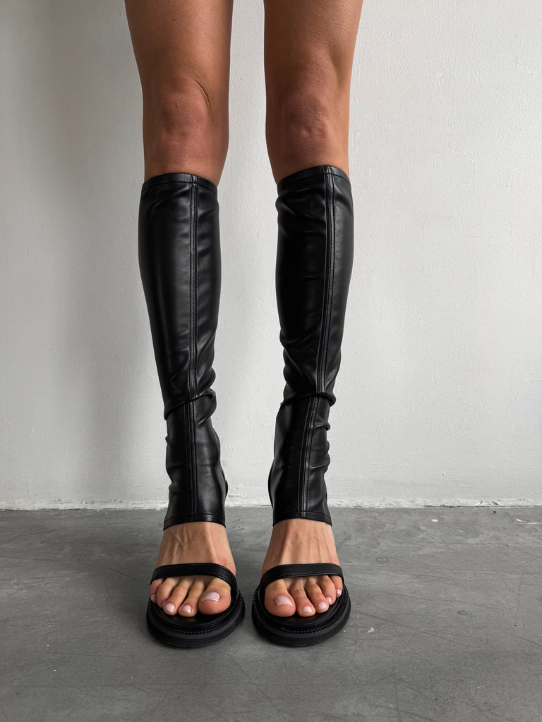 Stiletto Knee Sandals