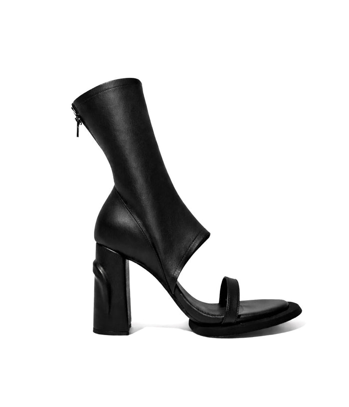 Sculpt Heel Sandals Black