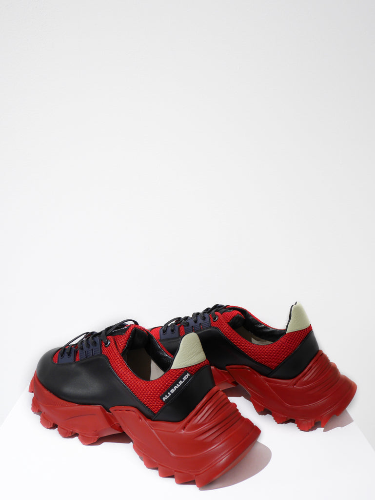 Raptor Sneakers Black x Red