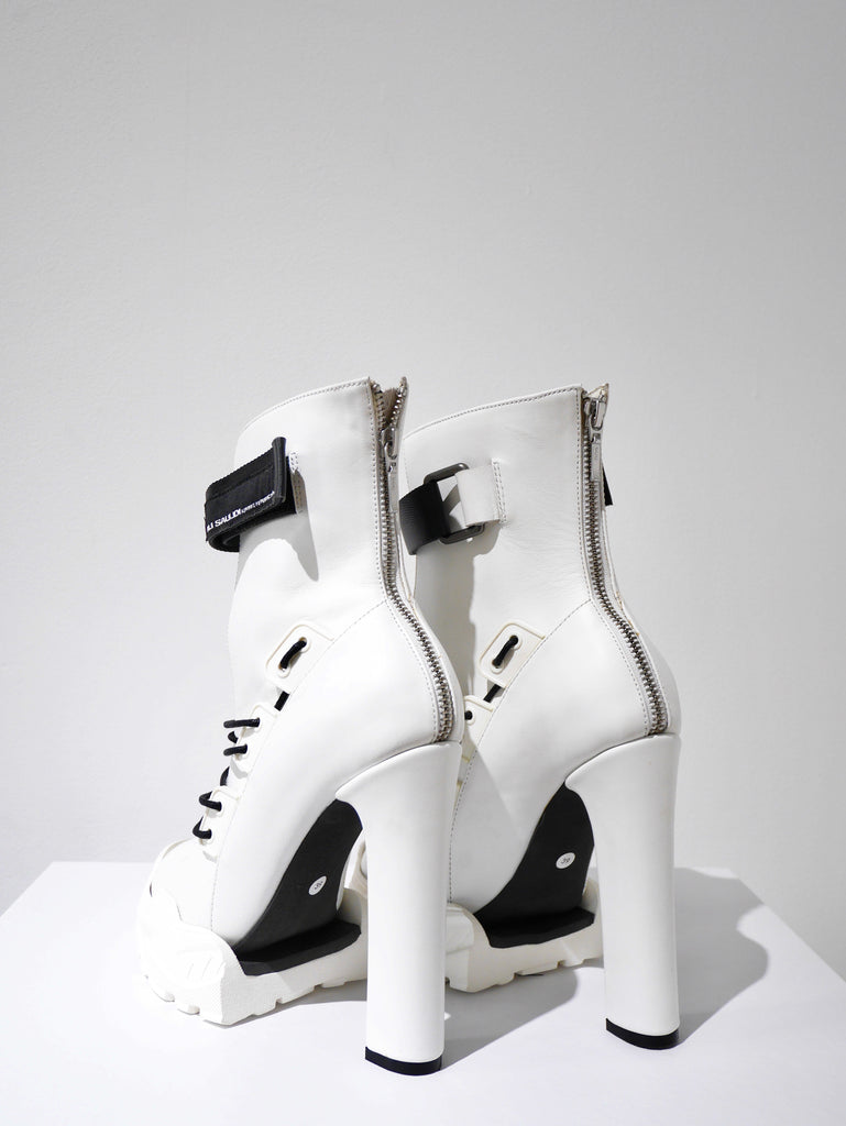 Hybrid Ankle Boots White