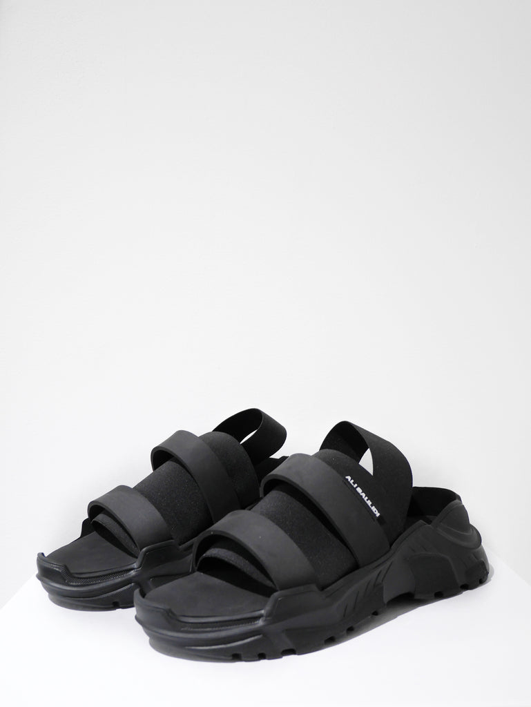 Mascaron Elastic Sandals Black