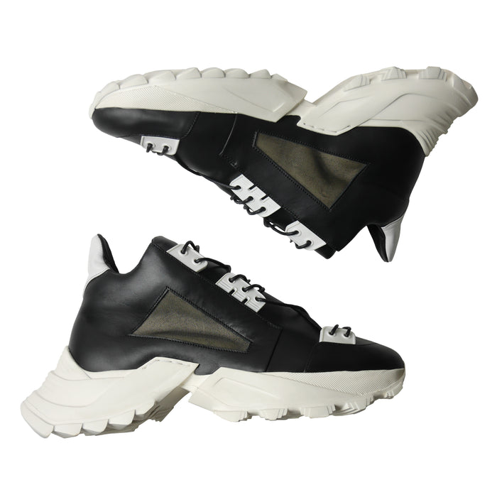 GEMINI II Black x White Sneakers