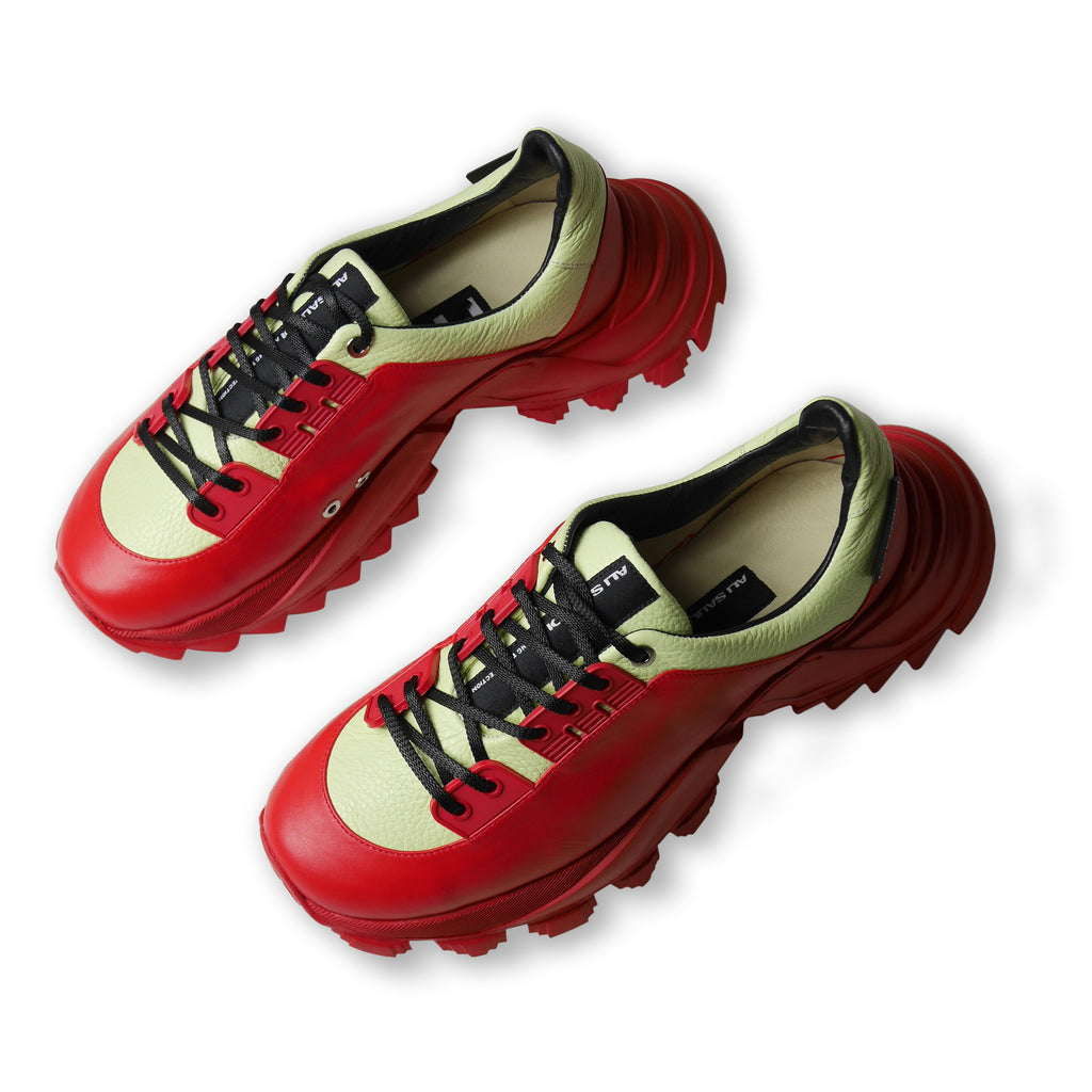 Raptor Sneakers Red x Lime